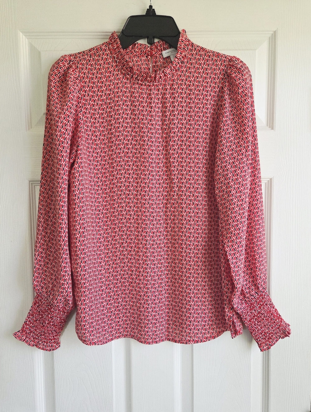 Carolina Belle ✨️ Women’s Long-Sleeve Ruffle Neck Blouse Size S